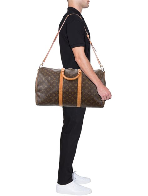 louis vuitton keepall bandouliere monogram|keepall bandoulière 50 price.